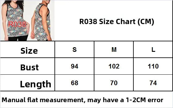 Zwzb Fitn Clothing Men's Women's T-irt Vest R06 Breathable Qui Dry Gymnastics Sportswear Casual Sle round Ne or...