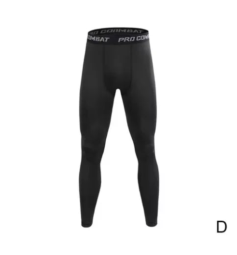 Men Gym Sportswear Muscle Bodybuilding Compression Pants Running Sports Long Pants Jogging Fitness Male Elastic Tights Trousers