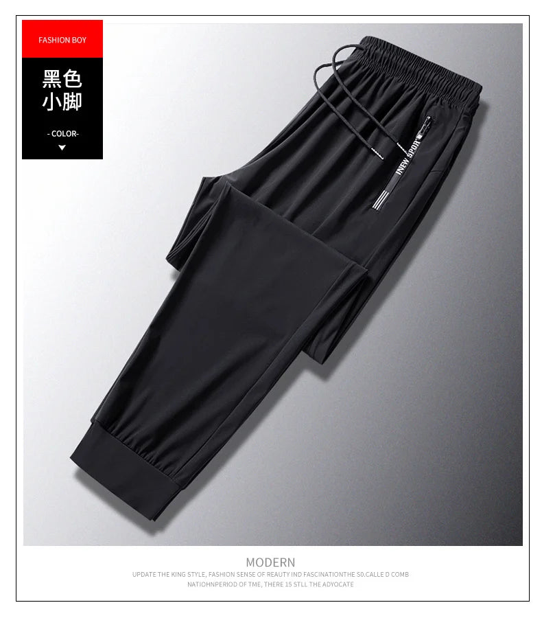 Men Casual Pants Fitness Sportswear Tracksuit Bottoms Skinny Sweatpants Cotton Trousers Gyms Jogger Track Pants Mens Joggers 5XL