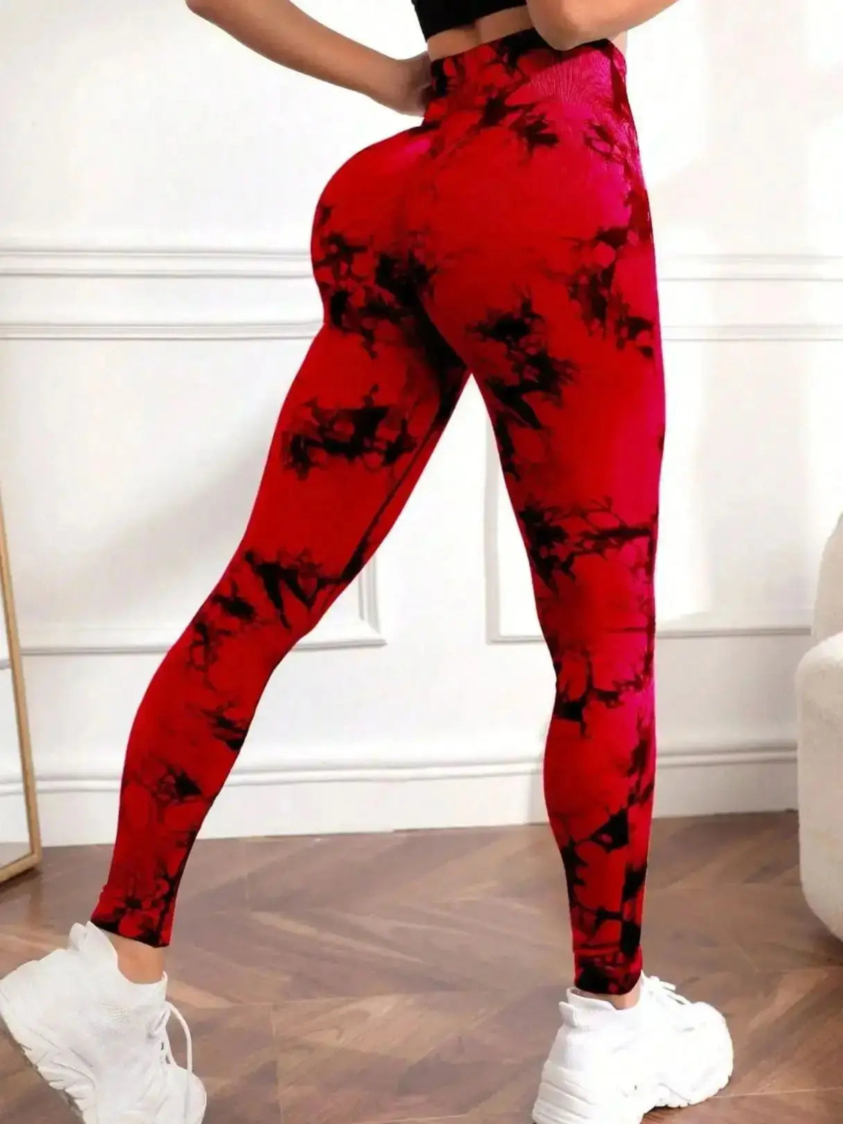 Tie Dye Gym Yoga Pants Fitness Workout Sportswear Clothing For Women High Waist Scrunch Butt Liftting Sports Leggings