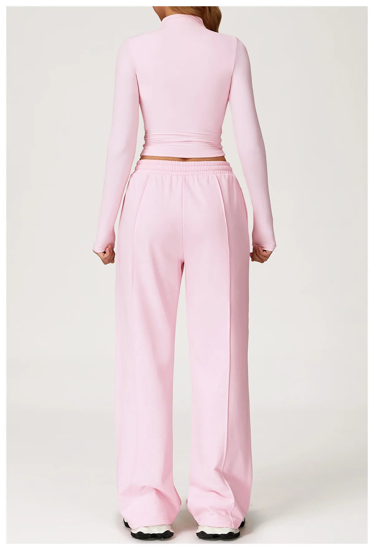 Yoga Shirts for Women 2025 Long Sleeve Quick-drying Fitness Sports Top Gym Clothes Workout Top High-necked Versatile Outer Wear