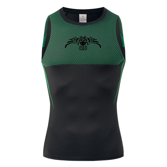 Men's Casual Lightweight Compression Sleeveless Vest Gym Fitness Muscle Clothing Sports Stretch Bodybuilding Running Vest  2026