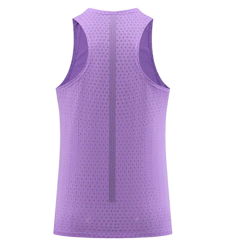 Men Gym Vest Breathable Mesh track and field Summer Cool Beach Travel Undershirt Basketball Training Fashion Running Tanks Top