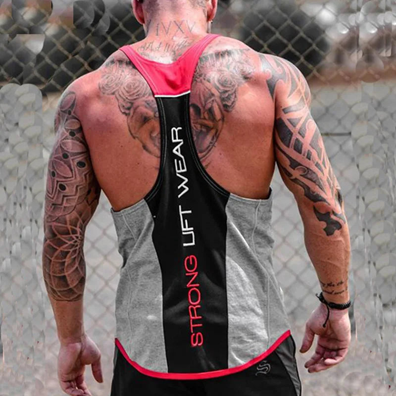 Gyms VEST Fitness sleeveless shirt Mens Bodybuilding Tank top  New Male Cotton clothing Fashion Singlet vest Undershirt Hombre