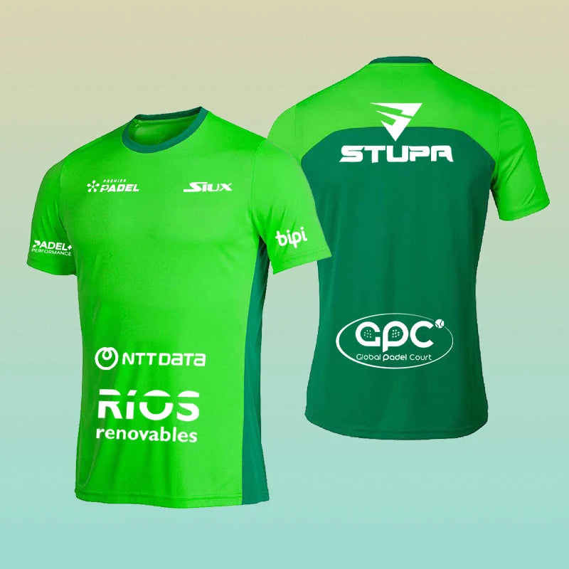 Gym T Shirt Summer Breathable Sports Short Sleeve Outdoor Running Mens T Shirt Tennis Large Clothing Competition Training Top