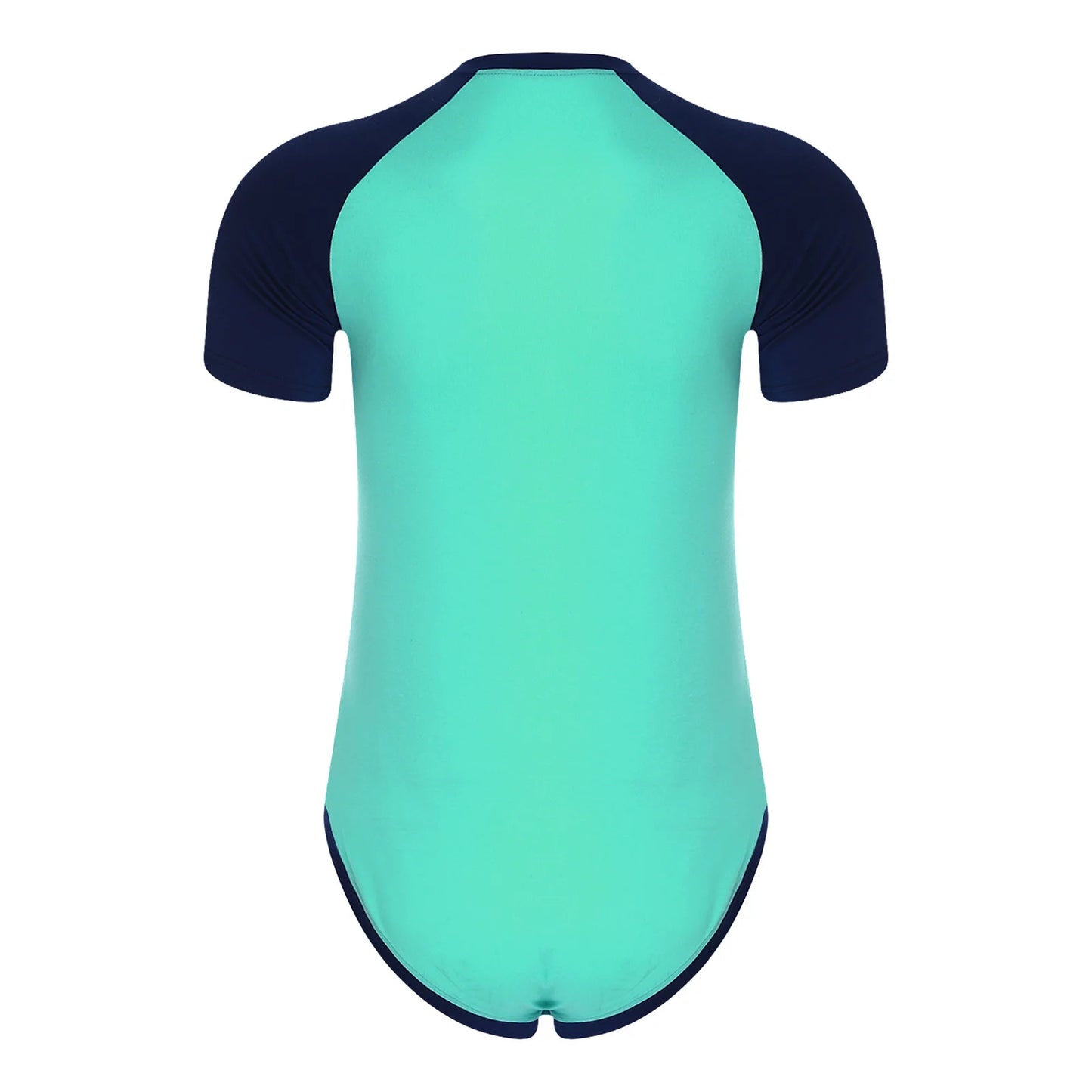 Men Adult Bodybuilding Wrestling Bodysuit Short Sleeve Slim Fit Shirt Jumpsuit for Daily Casual Workout Gym Sports Outfits