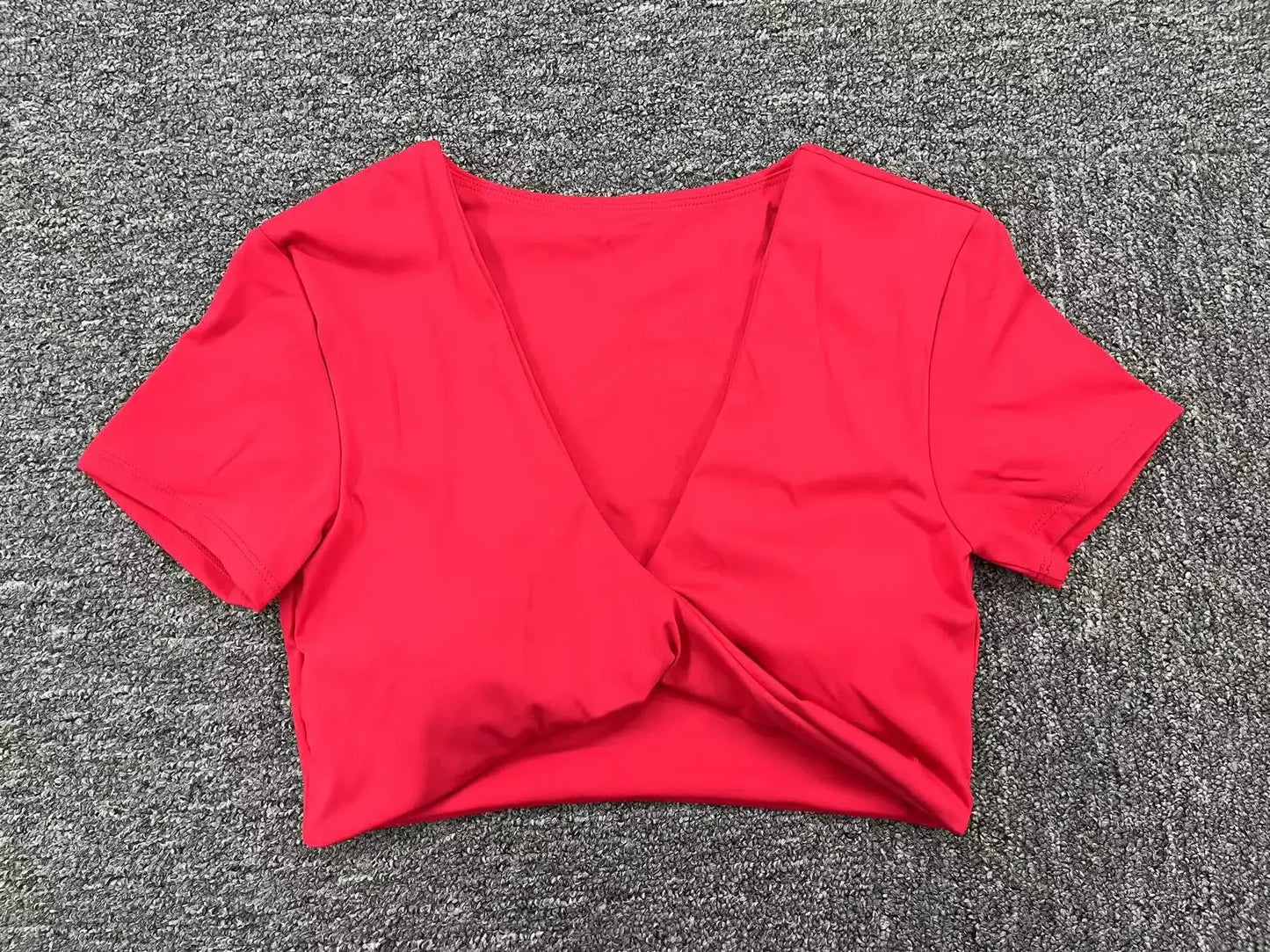 Women Sports Top Padding Gym T-shirt 2025 Sport Crop Top Woman Sportswear Yoga Clothing Tracksuit Brown Wine Red White Blue Navy