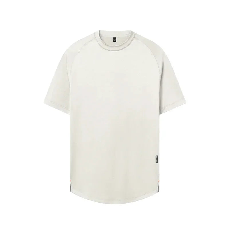 Gym Mens Summer Casual Skinny Compression T-Shirt Short Sleeve Tee Man Fitness Quick Dry Sport Sweatshirt Tops Workouts Clothing