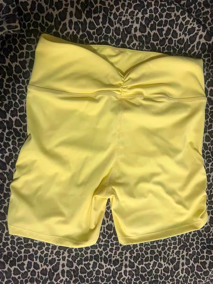 Women Workout Clothing Gym Wear Crop Top Sports Bras V-back Yoga Pants Training Tights