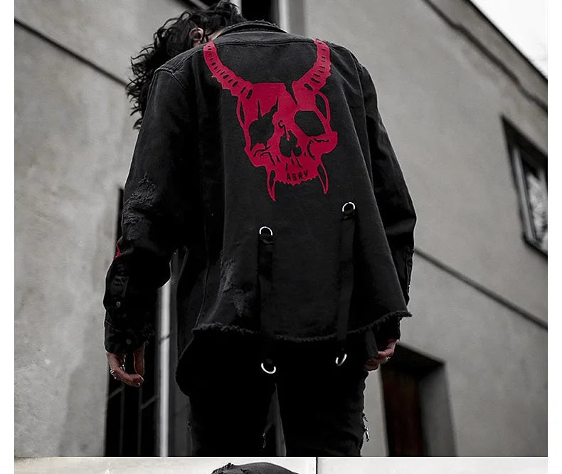 Gym Mens Denim Jacket Fashion Motorcycle Jeans Jackets Men Causal Cotton Black Sports Sweatshirt Fitness Man Outerwear Coat