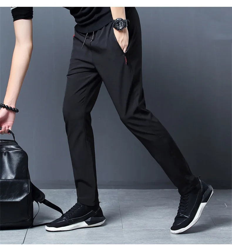 2024 Mens Sport Pants Sportswear Jogging Sweatpants Quick Dry Loose Clothing Gym Fitness Trousers Training Running Pants Men