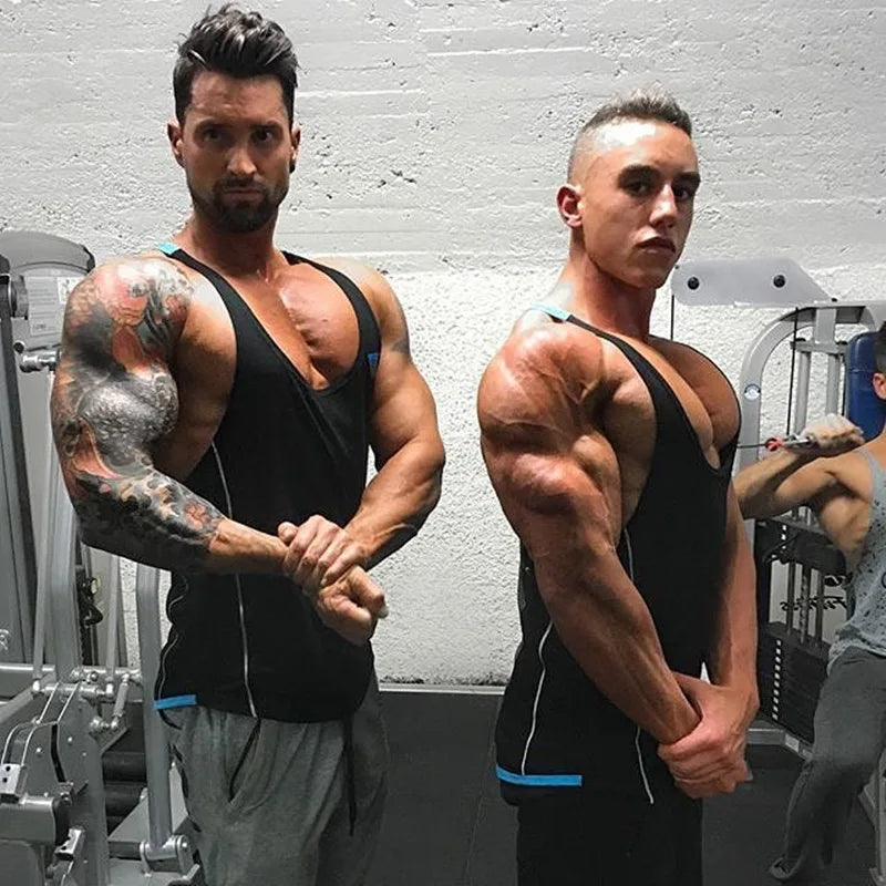Gyms VEST Fitness sleeveless shirt Mens Bodybuilding Tank top  New Male Cotton clothing Fashion Singlet vest Undershirt Hombre