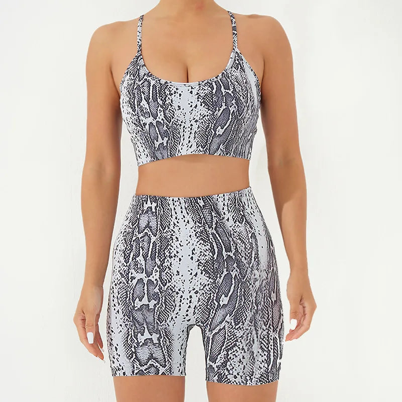 Women's Fitness Clothing Gym Sport Outfit for Woman Sweatsuit Lady Sets Womens Clothes Gym Women 2 Piece Set Outfit Sports Bra