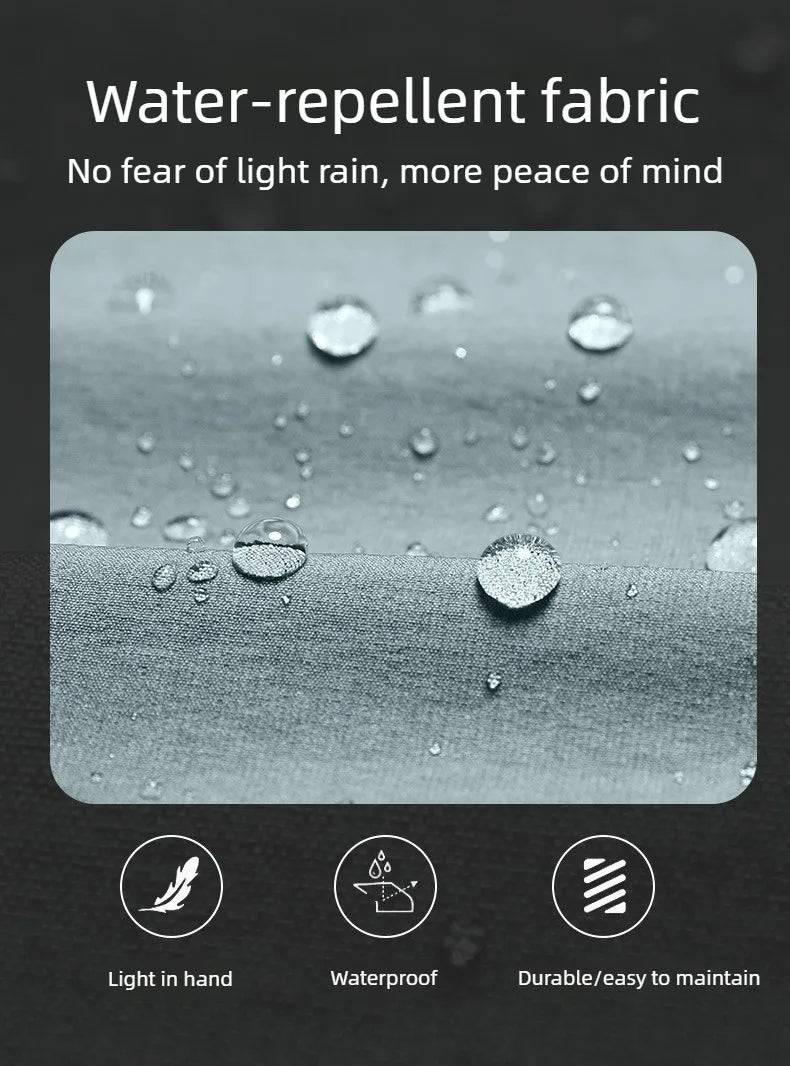 Men's Waterproof Casual Sportswear Set Tight Fitting Trendy Gym Running Clothes for Spring Summer Morning Jogging