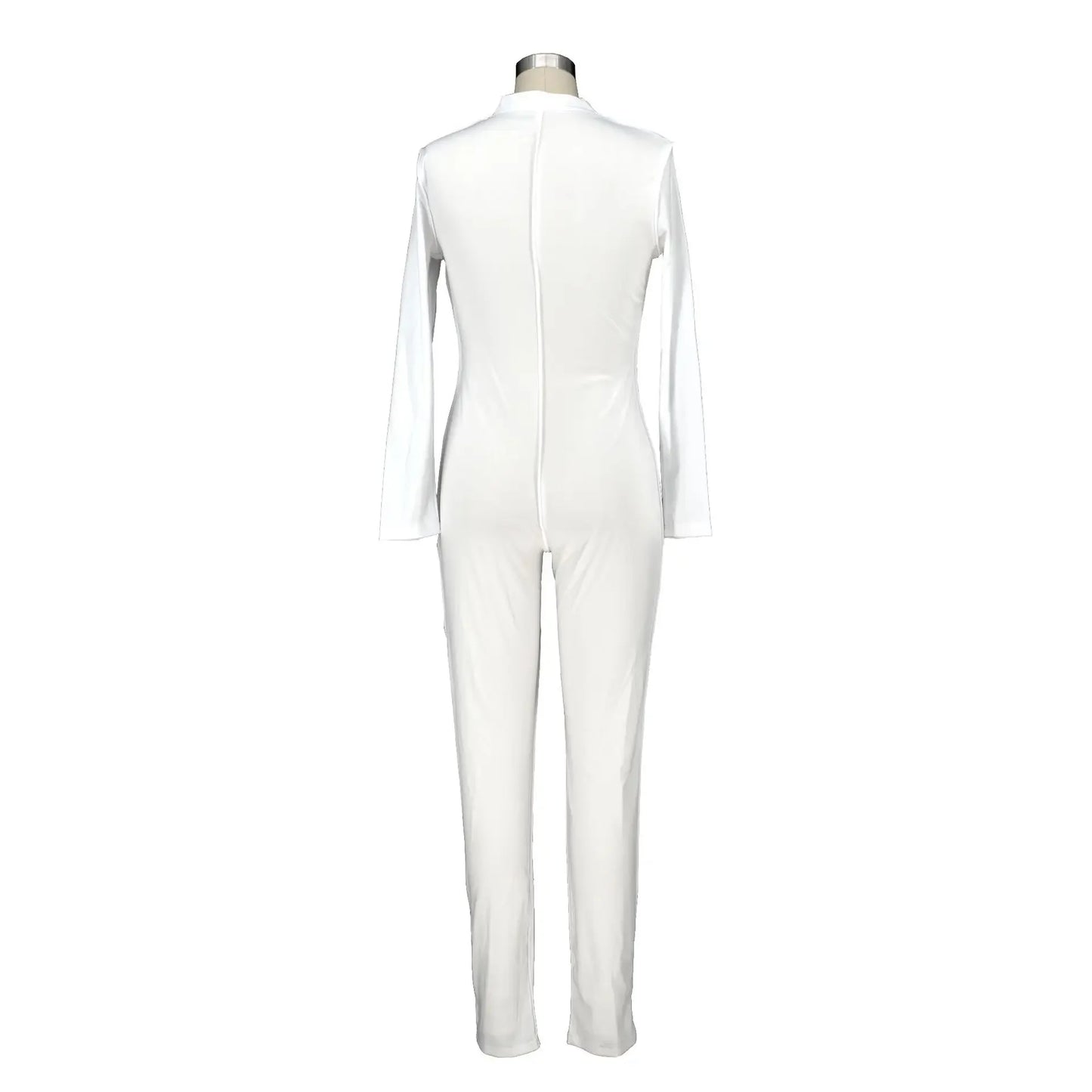 Women Sportwear Yoga Jumpsuit Zip Long Sleeve Outfit Fitness Tracksuit Tight One-piece Gym Overalls Sports Bodysuit