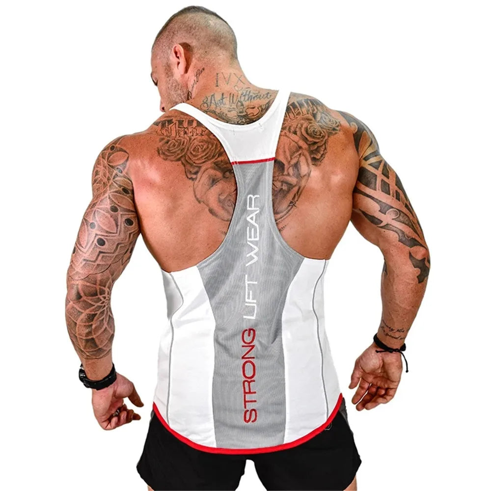 Gyms VEST Fitness sleeveless shirt Mens Bodybuilding Tank top  New Male Cotton clothing Fashion Singlet vest Undershirt Hombre