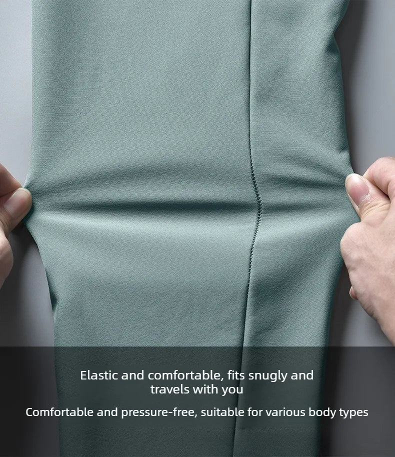 Men's Waterproof Casual Sportswear Set Tight Fitting Trendy Gym Running Clothes for Spring Summer Morning Jogging