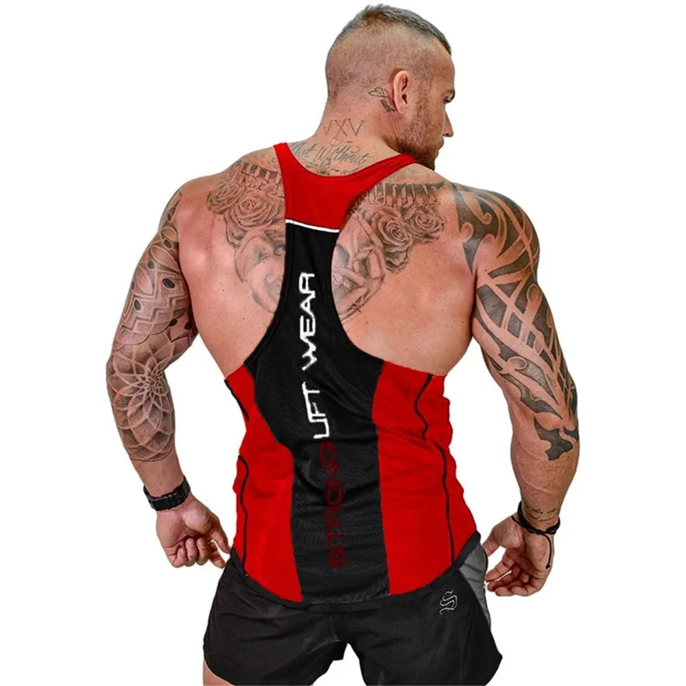 Gyms VEST Fitness sleeveless shirt Mens Bodybuilding Tank top  New Male Cotton clothing Fashion Singlet vest Undershirt Hombre