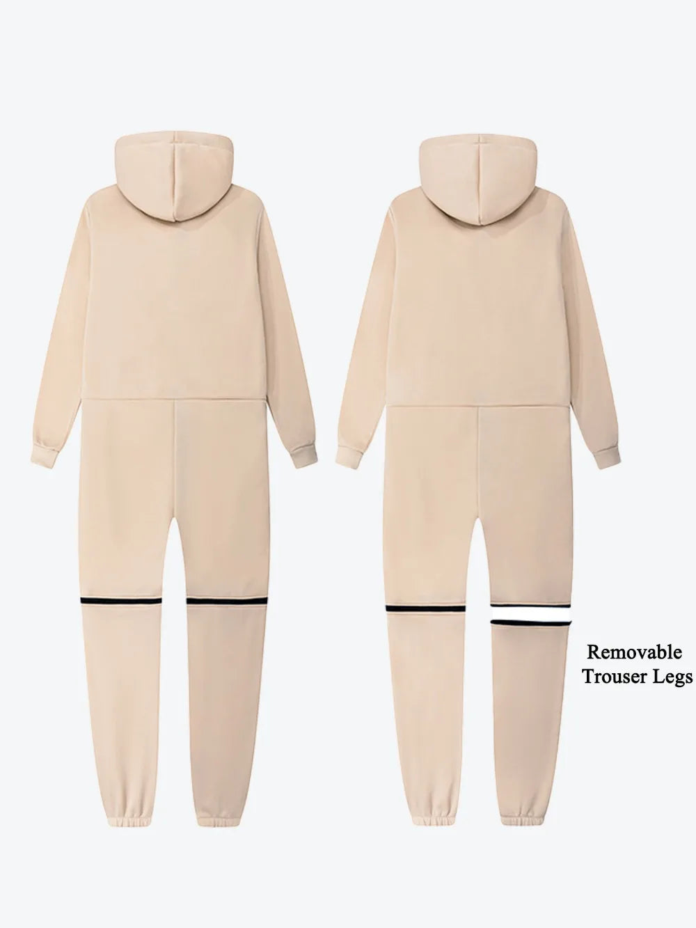 2025 New Men's Sportswear Jumpsuit Autumn Casual Hooded Sweatshirt and Pants 2-in-1 Sets Outdoor Gym Sports Jogging Men Clothing