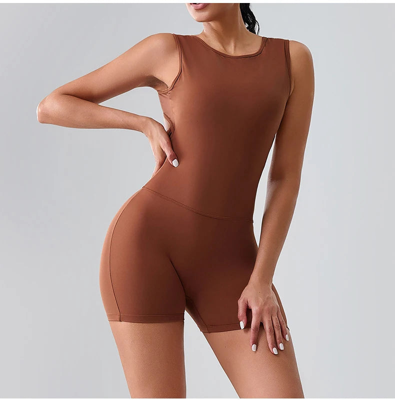 Gym Jumpsuits Women Clothes Fitness Suit Short Sets Sports Overalls for Woman Tracksuit Yoga Clothing Workout Rompers Sportswear