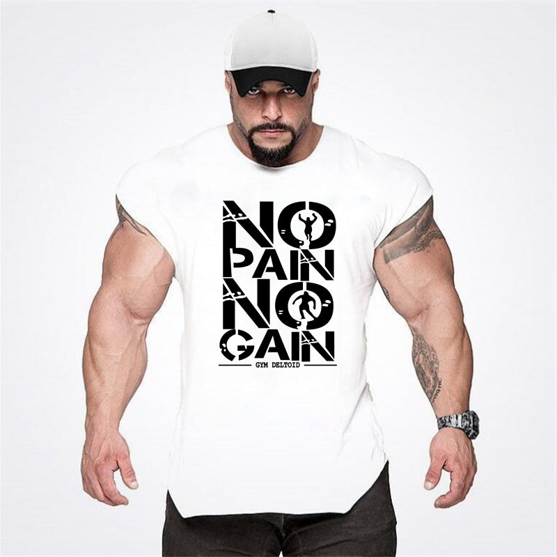 Gym Clothing Mens Bodybuilding Hooded Tank Top Cotton Sleeveless Vest Sweatshirt Fitness Workout Sportswear Tops Male Suspenders