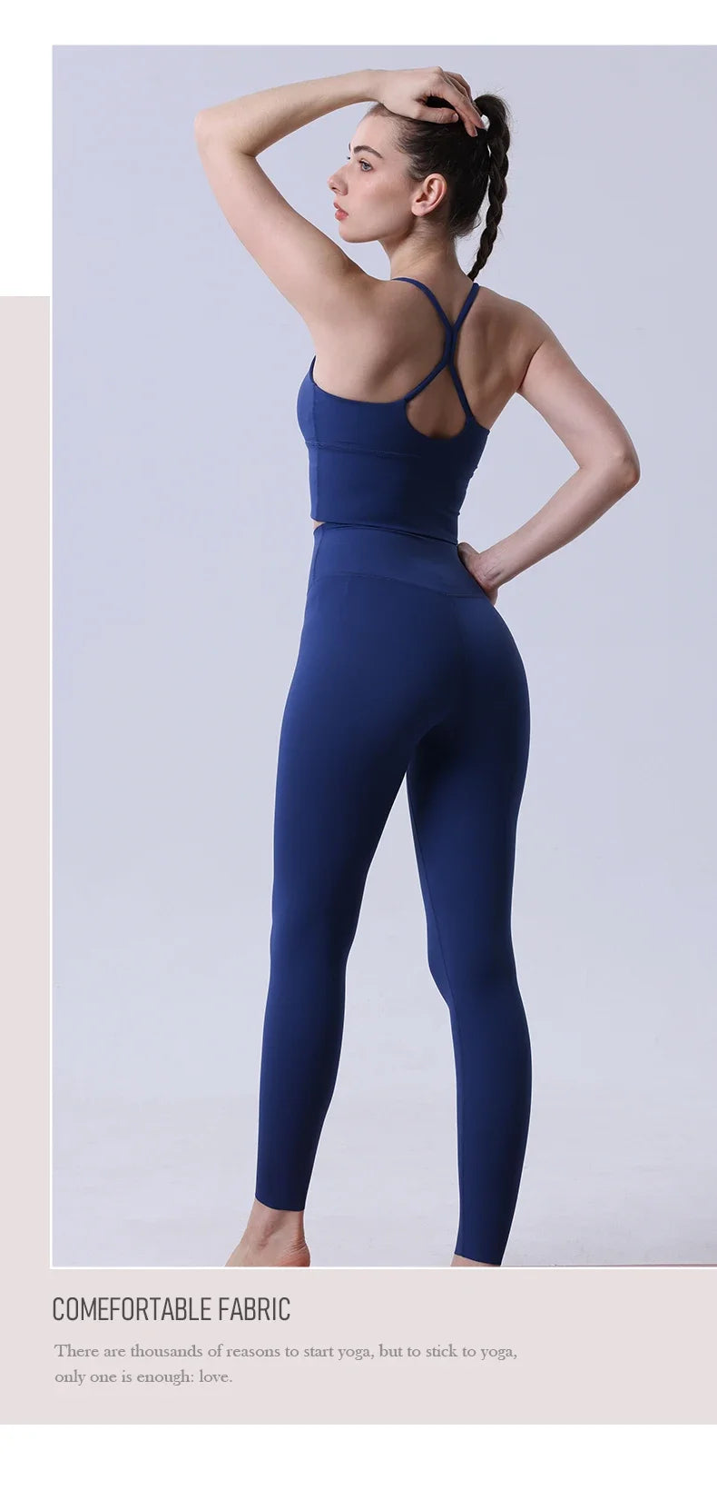 2 Piece Yoga Clothes Women's Tracksuit Athletic Wear Pilates Fitness Suit Gym Workout Push Up Clothes Sports Leggings Suit👚👚