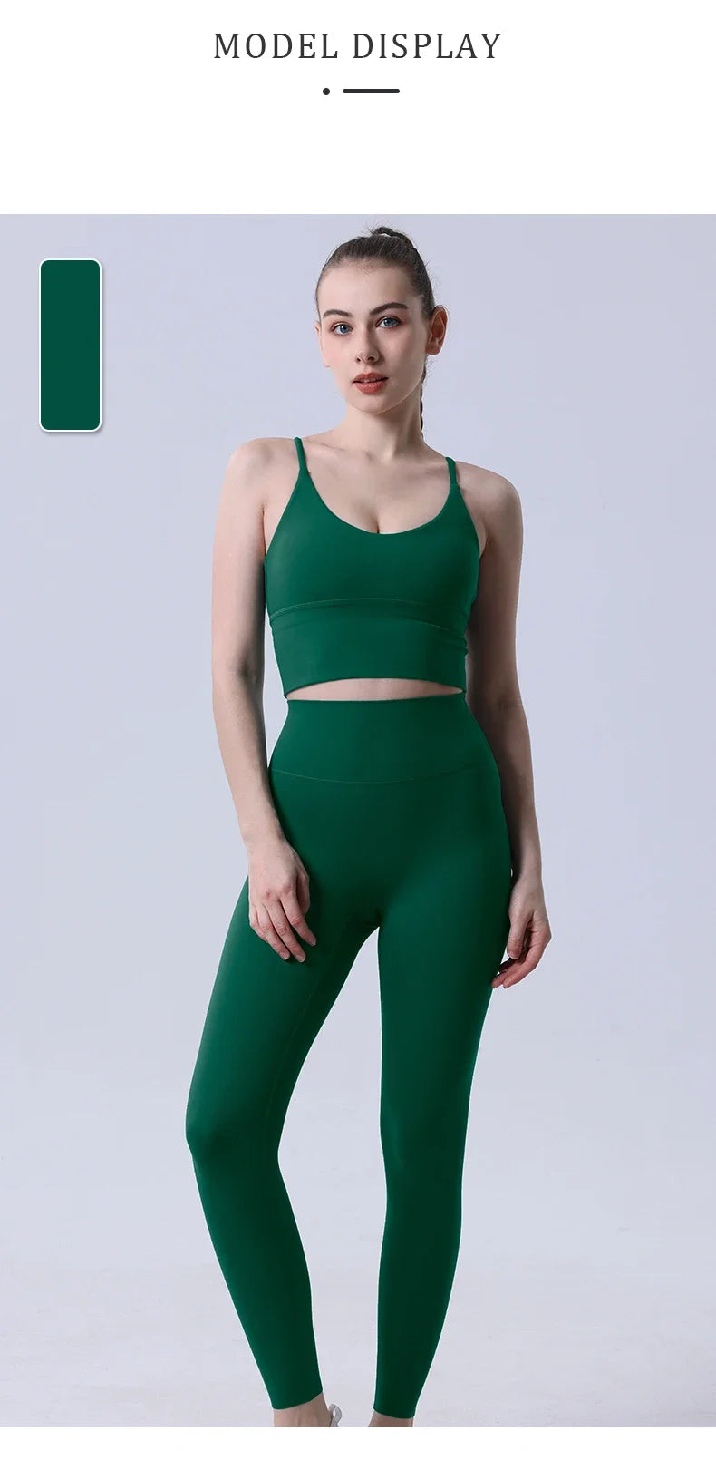 2 Piece Yoga Clothes Women's Tracksuit Athletic Wear Pilates Fitness Suit Gym Workout Push Up Clothes Sports Leggings Suit👚👚