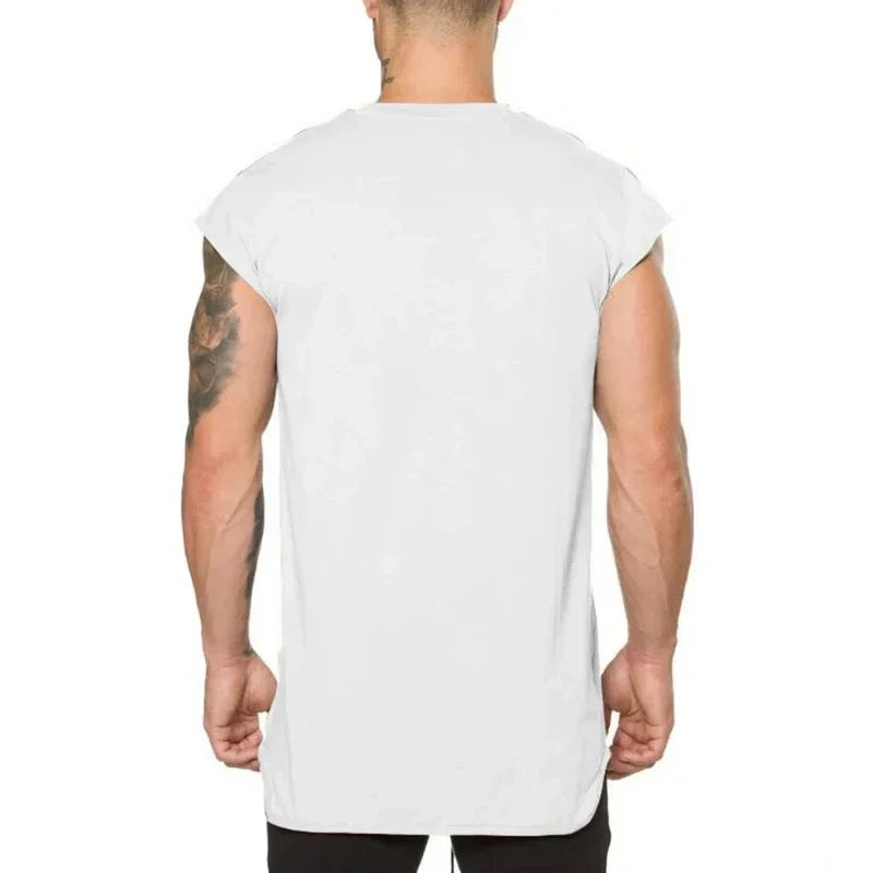 Mens Workout Muscle Clothing Gym Bodybuilding T-shirt Summer Cotton Small Sleeve Casual Sportswear Fitness Breathable Shirts