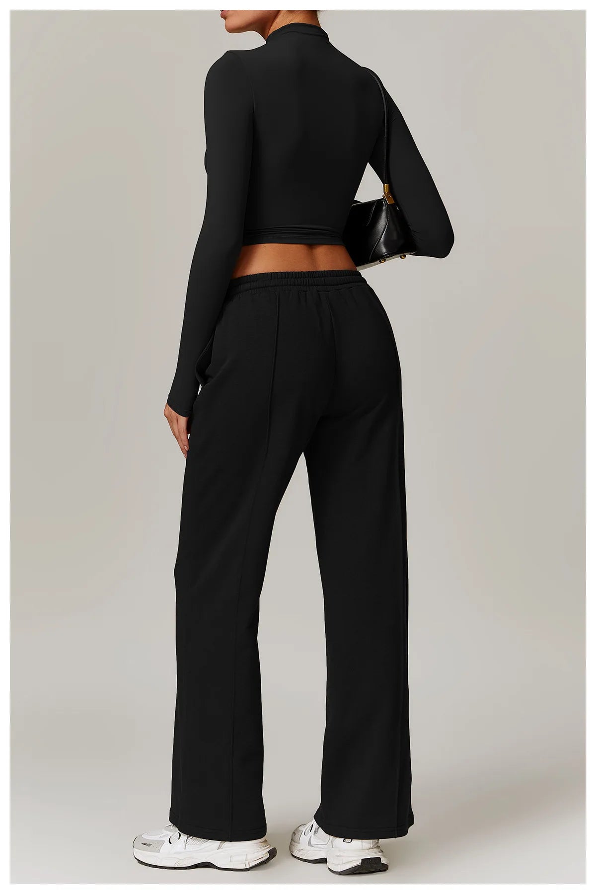 Yoga Shirts for Women 2025 Long Sleeve Quick-drying Fitness Sports Top Gym Clothes Workout Top High-necked Versatile Outer Wear