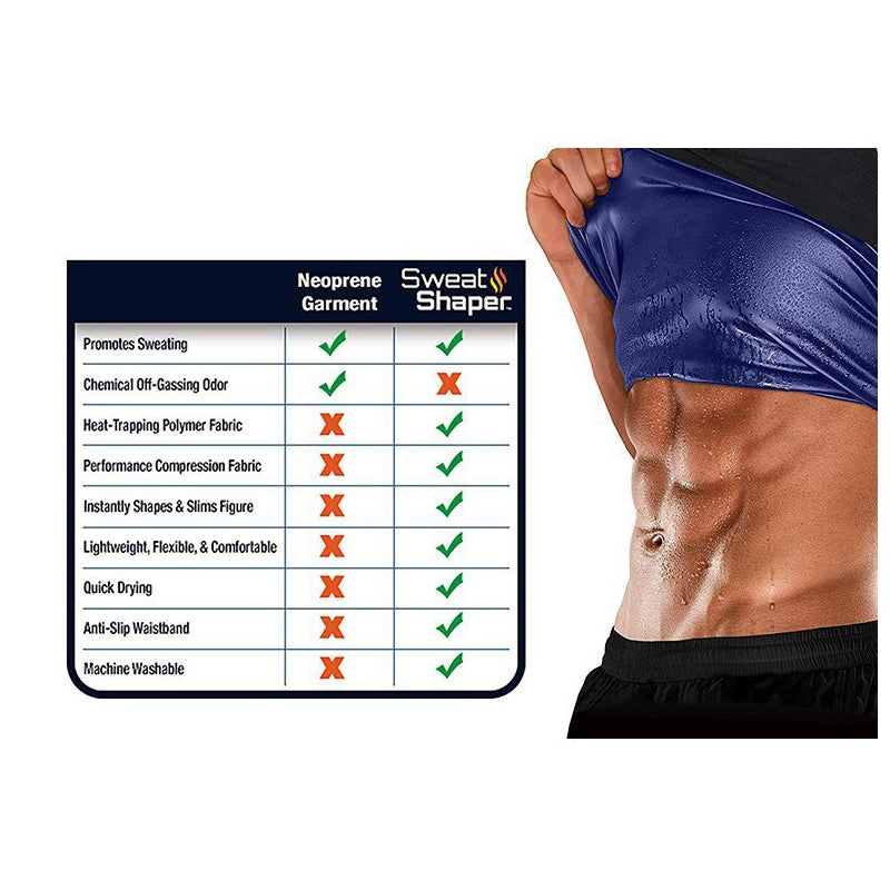 Men Gym Sportswear Sweating Clothing Weight Loss Fat Burner Fitness Sauna Sweat Suits Body Shaper