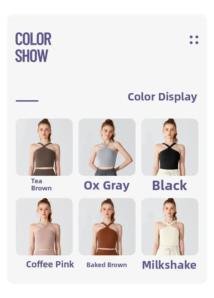 Sports Bra Top Qui Dry Running o Absorption Beautiful Ba Gym Yoga Clothes Summer Sports Underwear Women's Vest