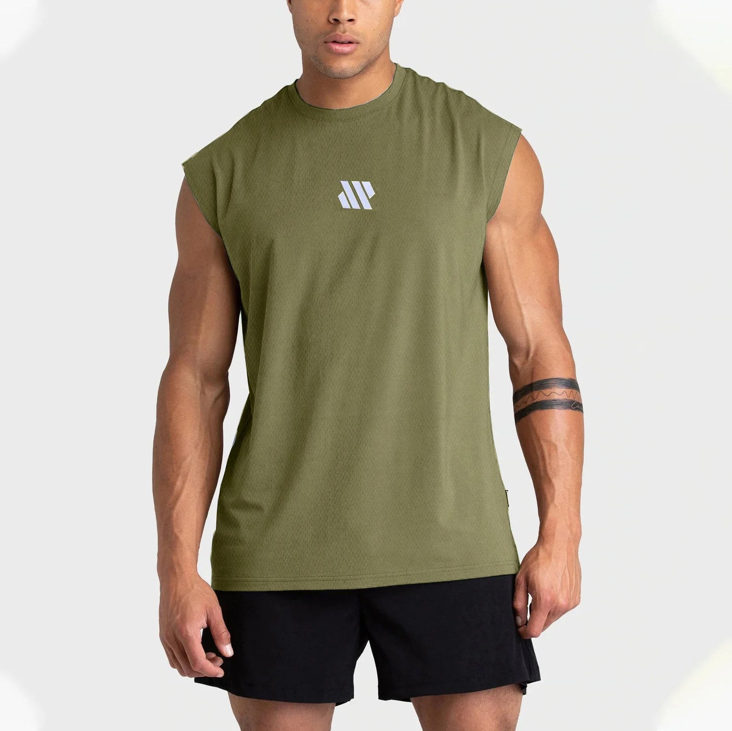 Men's Sleeveless Sports Shirt, Gym Fitness, Running, Quick Drying Vest, Breathable, Loose, Training, Summer Men's Wear