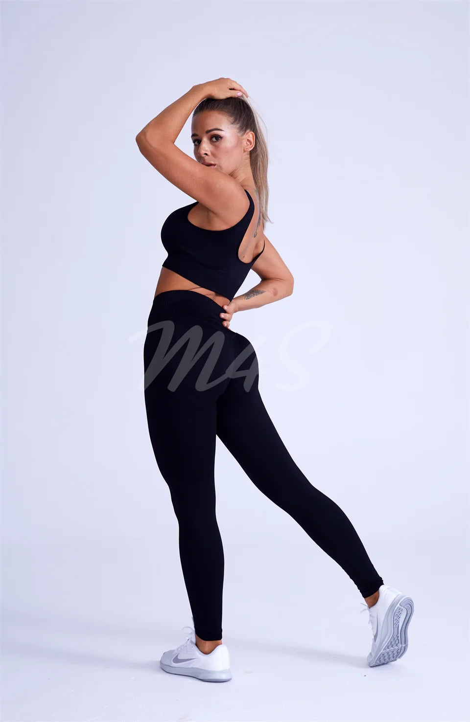 Seamless Fitness Clothing Women Workout Gym Set Women Yoga Set Matching Sets for Women 2 Pieces Active Wear Tracksuit Crop Top
