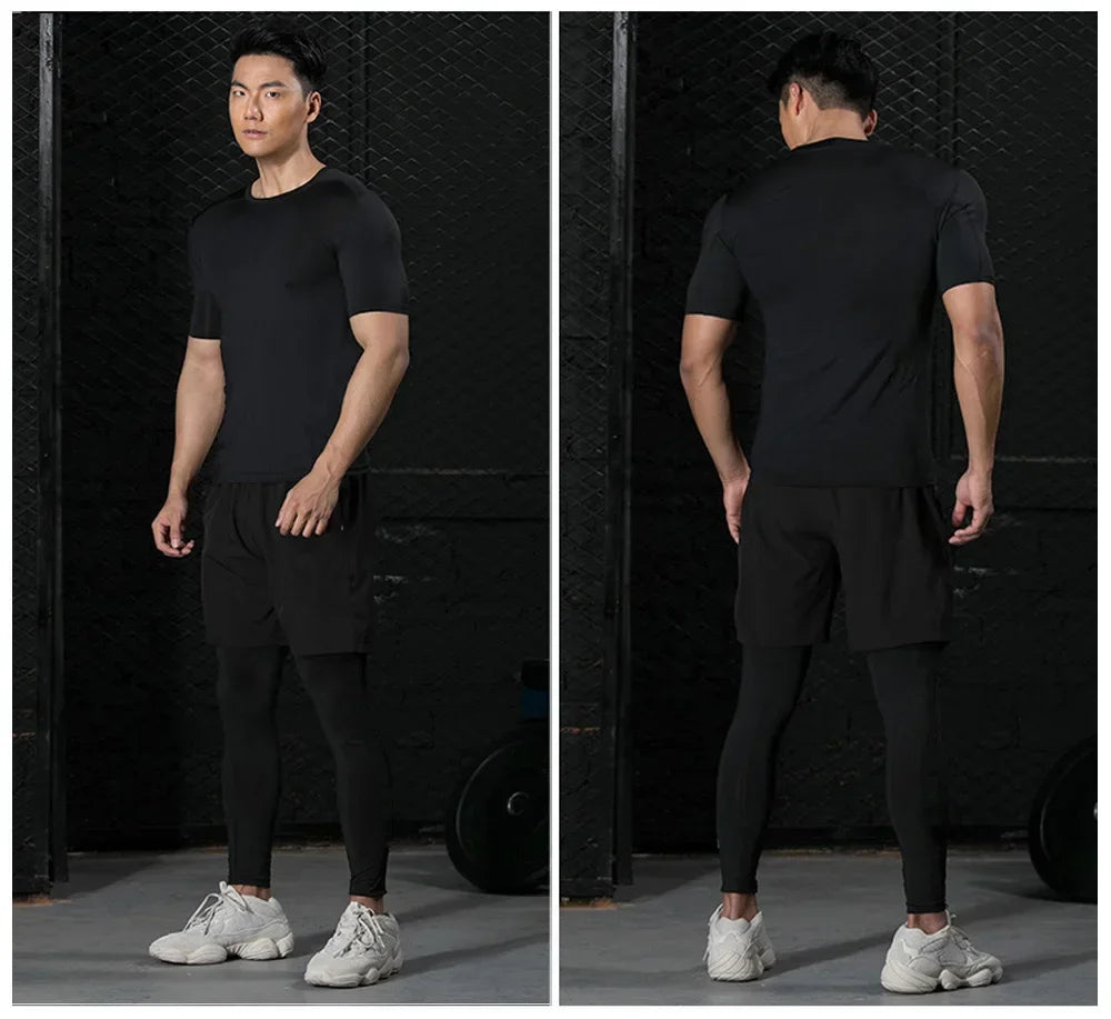 Men and Women Are Suitable for Jogging, Training, and Gym Customization of Tight Fitting T-shirts with Design Logos and Original