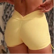 Women Workout Clothing Gym Wear Crop Top Sports Bras V-back Yoga Pants Training Tights