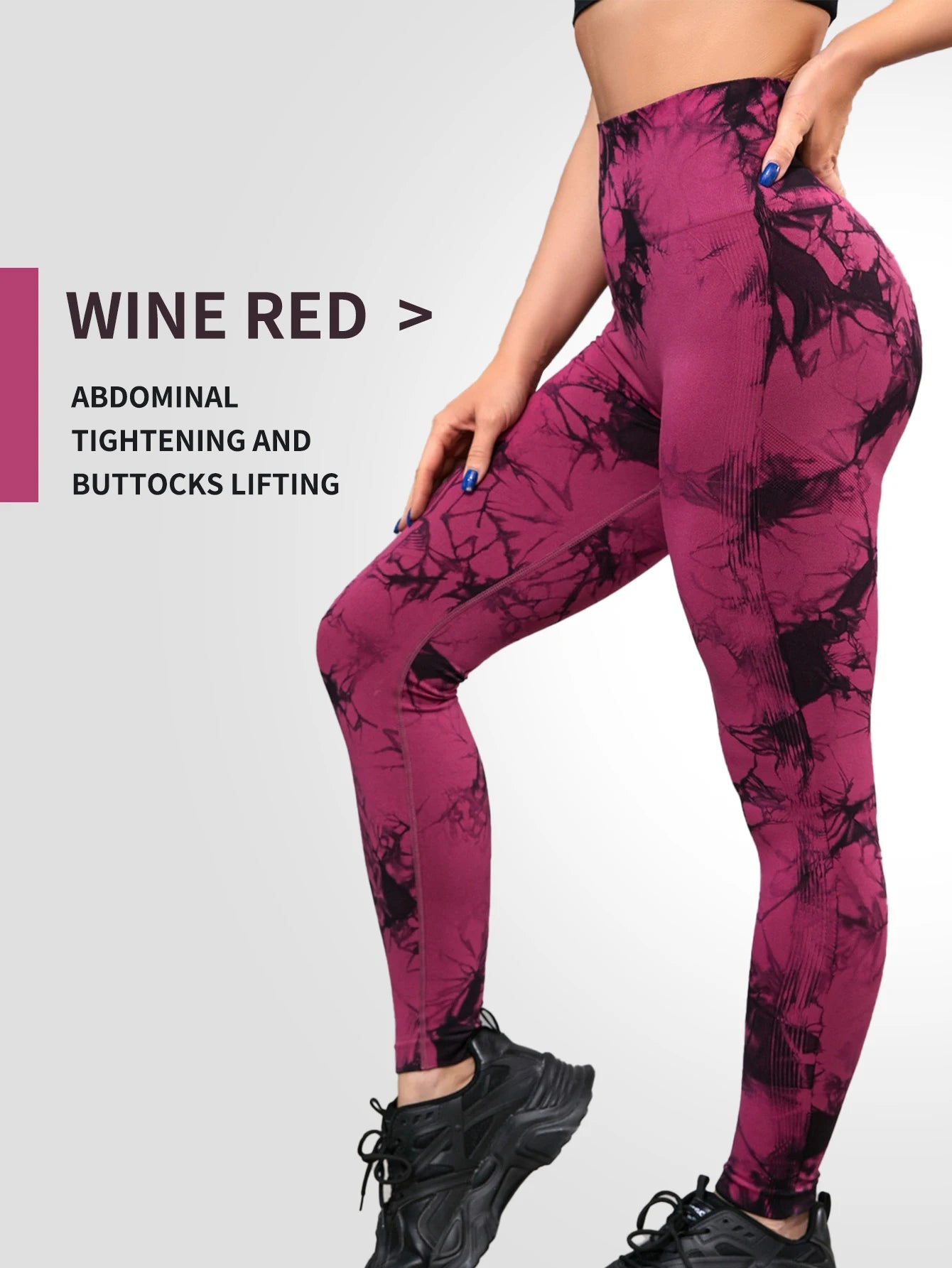 Tie Dye Gym Yoga Pants Fitness Workout Sportswear Clothing For Women High Waist Scrunch Butt Liftting Sports Leggings