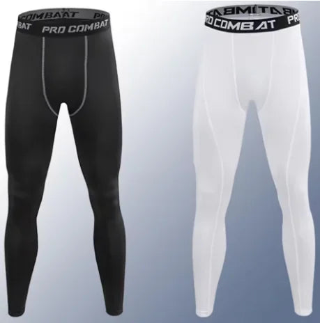 Men Gym Sportswear Muscle Bodybuilding Compression Pants Running Sports Long Pants Jogging Fitness Male Elastic Tights Trousers