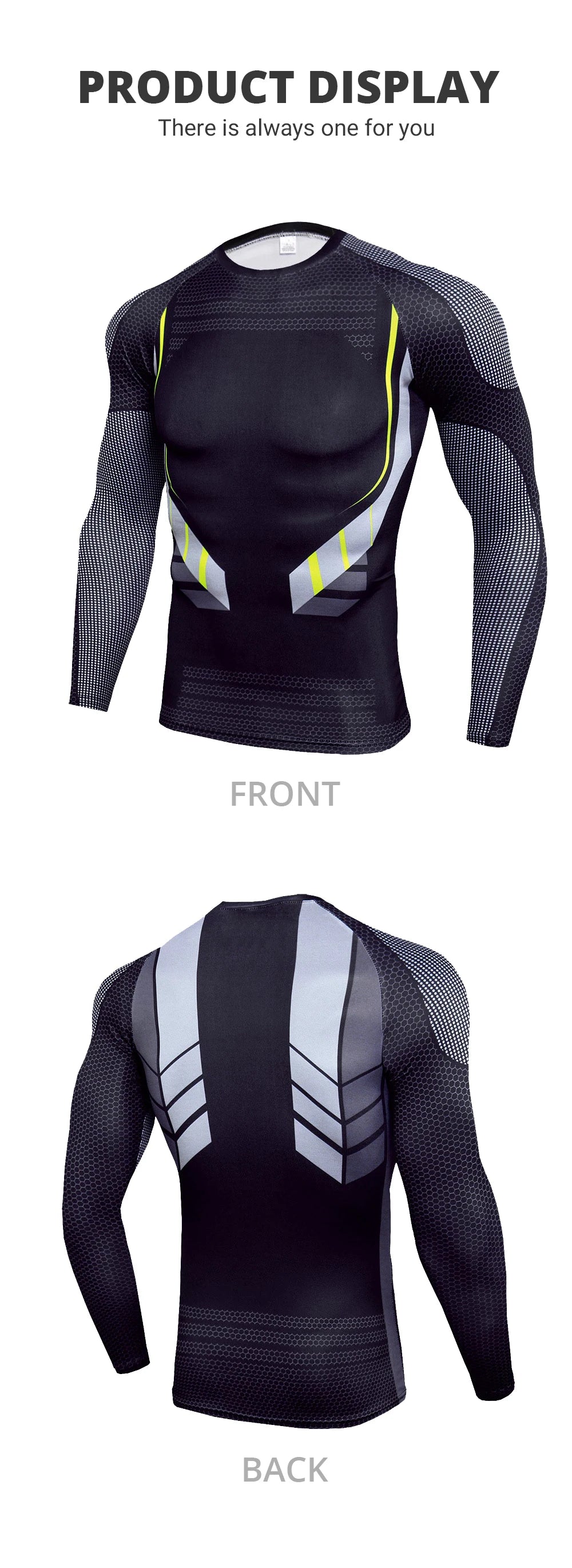 Men's Compression Sportswear Suits Gym Tights Training Clothes Workout Jogging Sports Set Running Rashguard Tracksuit For Men