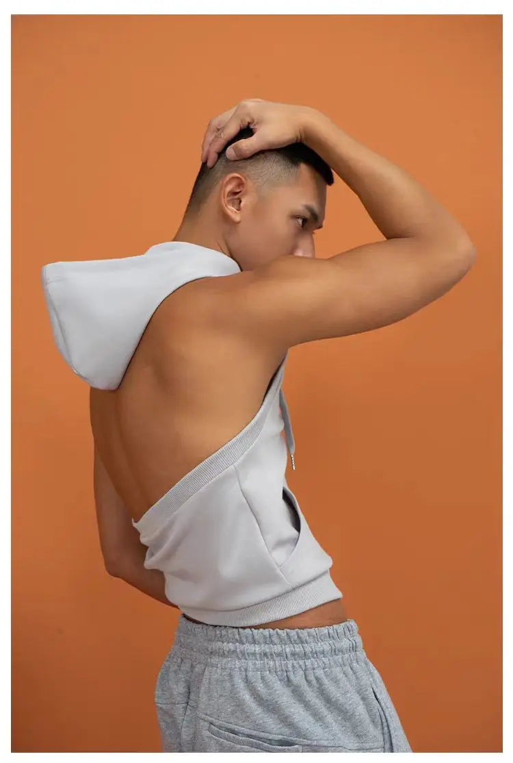 Gym T-shirt Man Sleeveless Sweatshirt Gym Clothing Men Bodybuilding Clothes Men's Singlet Fitness Vest Singlets Tops