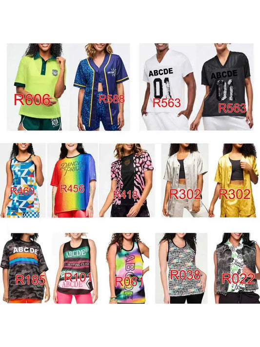 Zwzb Fitn Clothing Men's Women's T-irt Vest R06 Breathable Qui Dry Gymnastics Sportswear Casual Sle round Ne or...