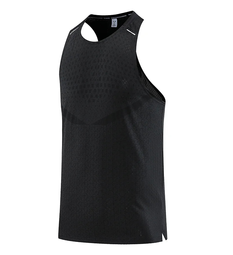 Men Gym Vest Breathable Mesh track and field Summer Cool Beach Travel Undershirt Basketball Training Fashion Running Tanks Top