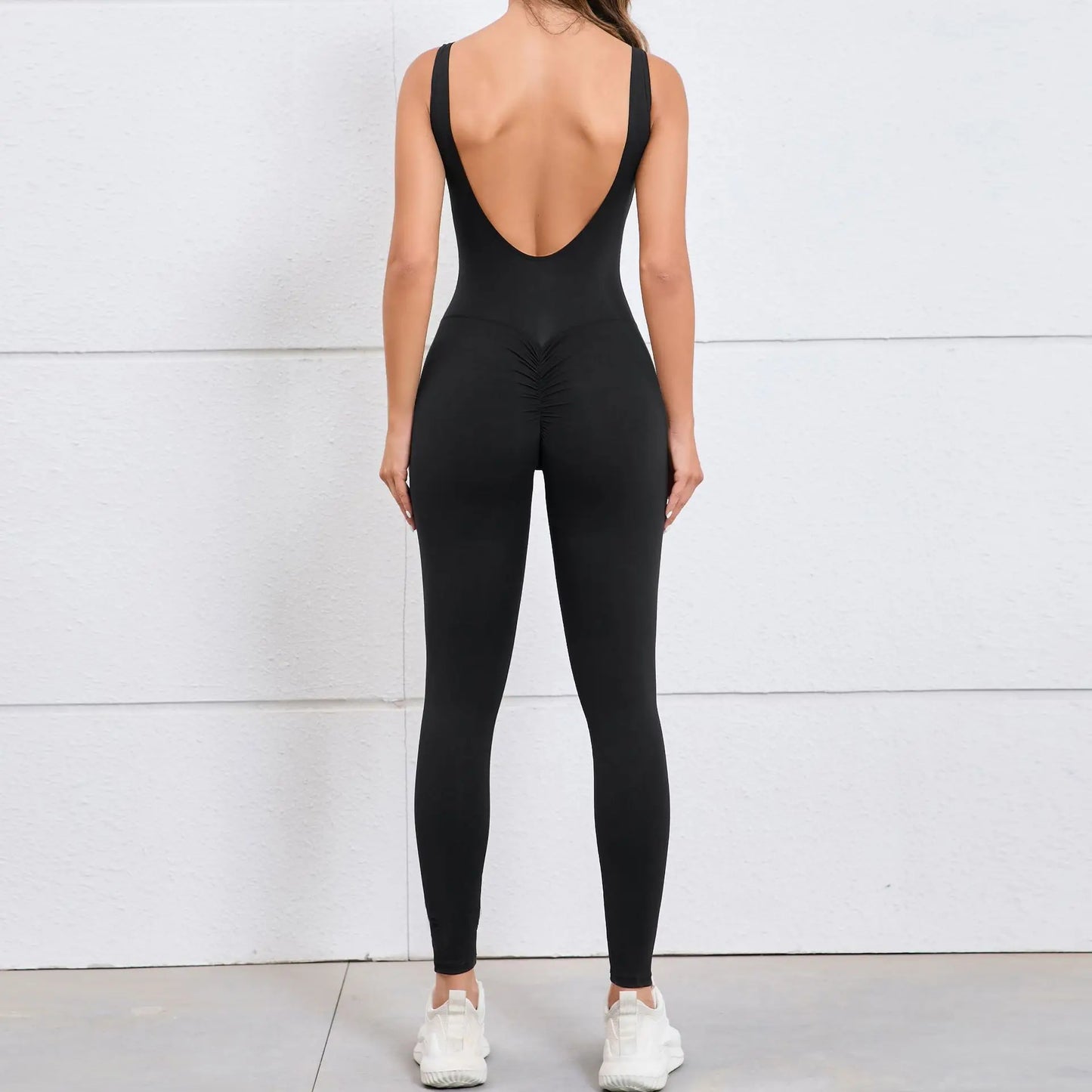 Women Sportswear Gym Set Sports Jumpsuits Sleeveless Summer Rompers Scrunch Butt Fitness Bodysuit Tracksuits Women's Clothing