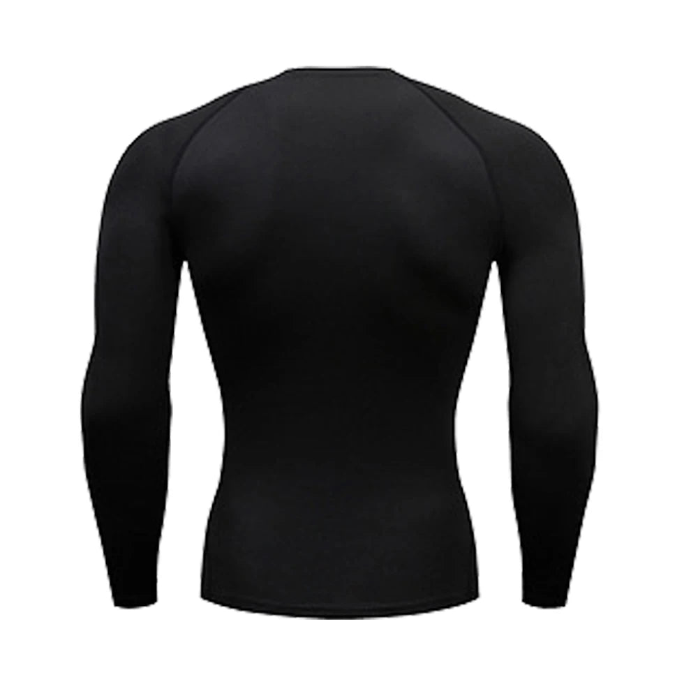 Men's Sports Top Quick Dry Compression Sportswear Second Skin Gym Workout  Jogging sport Long Sleeve Fitness T-Shirt Men
