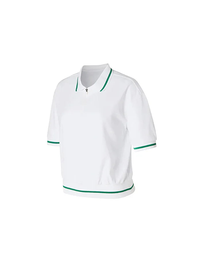 Women Tennis Outfit Quick Dry Fitness Polo Shirt Gym Workout Yoga Top Ladies Pleated Slim Culottes Anti-emptied Badminton Skirt