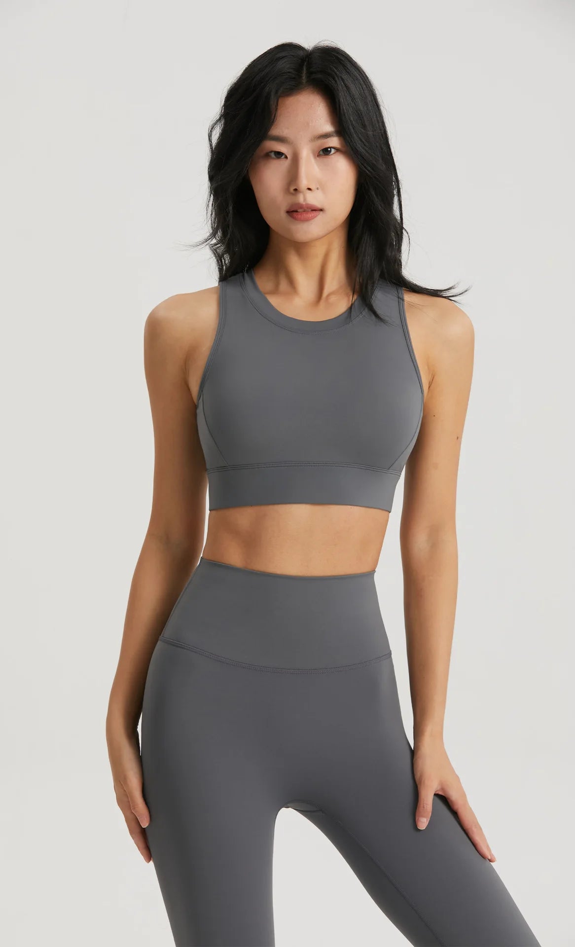 Sports Top Fitness Yoga Bra Gym Sport Bra Women Semi-fixed Cup Women Clothing Hollow Back Sports Underwear Tights Workout Top