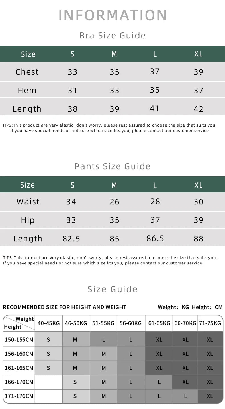 2 Piece Yoga Clothes Women's Tracksuit Athletic Wear Pilates Fitness Suit Gym Workout Push Up Clothes Sports Leggings Suit👚👚