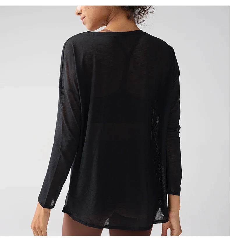 Women's Fitness Sports T-shirt Summer Loose Short Sleeve Quick Drying Gym Running Top Female Leisure Clothing👚