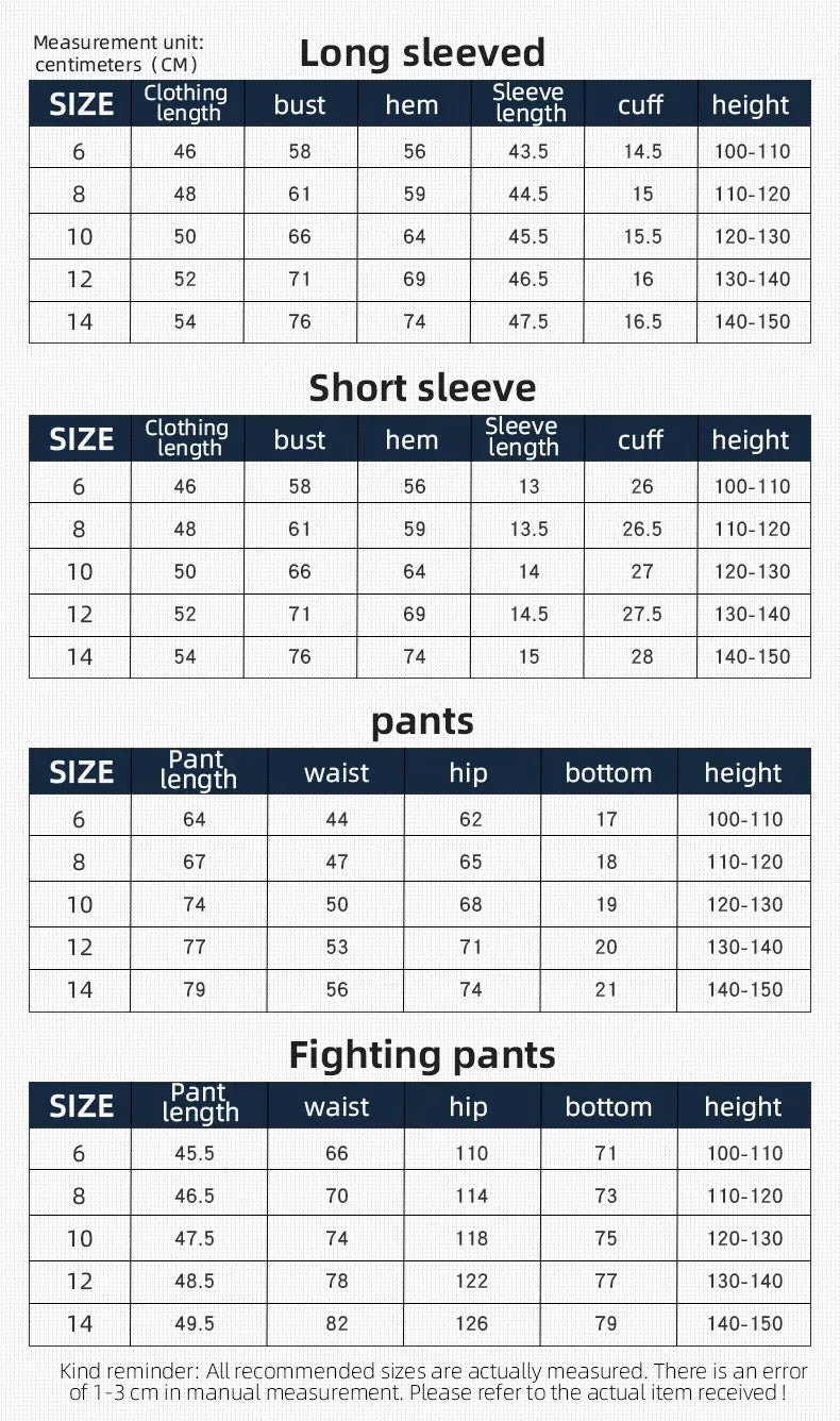 Kids Gym Clothing Tracksuit MMA BJJ Jiu Jitsu Rashguard Quick Dry Boy Children Boxing Sport Suit Running Set Training Sportswear