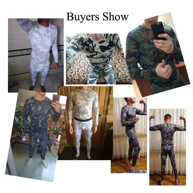 Men's Compression Sport Suits Gym Tights Training Clothes Workout Jogging Set Running Rashguard Tracksuit Sportswear For Men