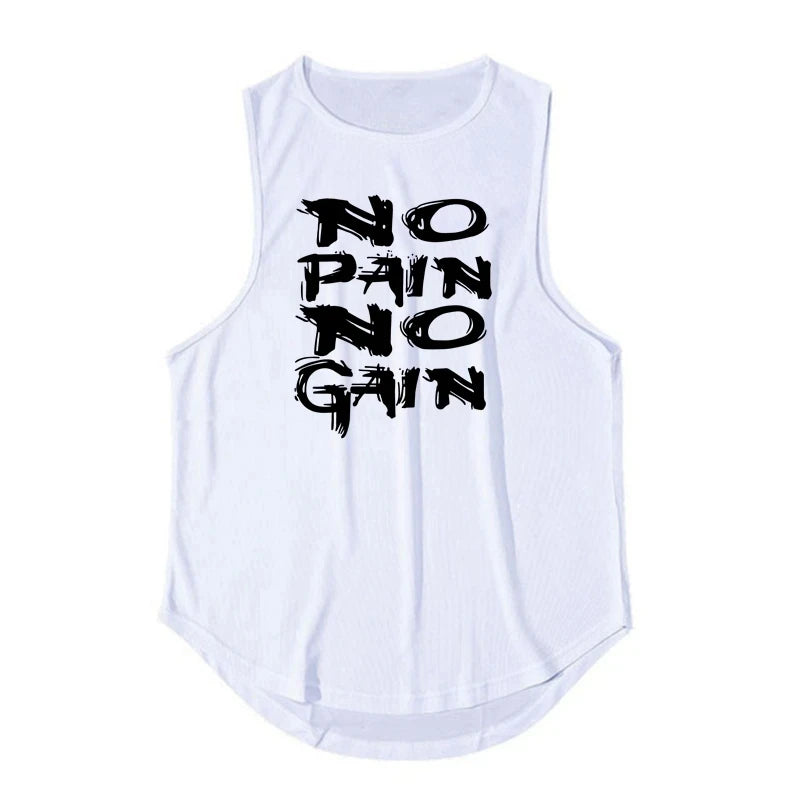 Gym Top Men Men's Clothing Fitness Clothes Shirt Bodybuilding Vests Man Vest Singlet Singlets Muscular Stringer T-shirts Tops